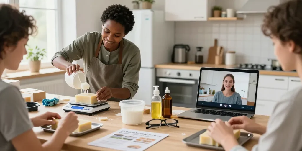 Formation savonnerie CPF : le présentiel ou la formation en ligne, que choisir ?